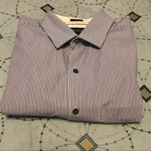 A&E Blue Stripe Shirt (M)